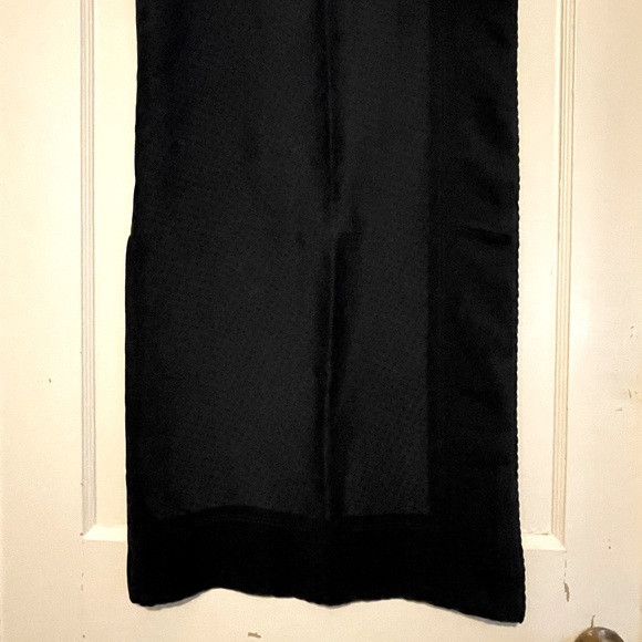 Vintage LA SETÁ Navy Blue Silk Square Scarf - Picture 6 of 6